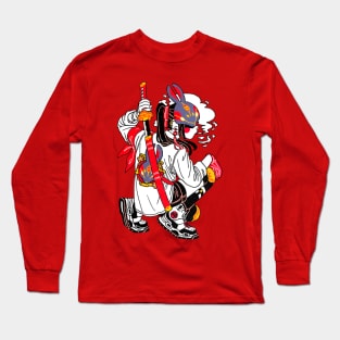 Katana Girl (Version B) Long Sleeve T-Shirt